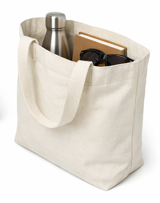 Minimalistische Canvas Tote Bag