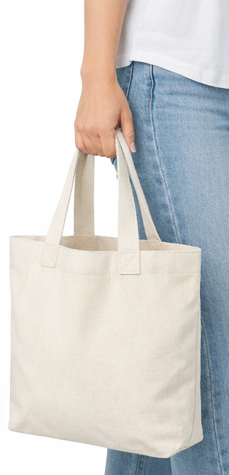 Minimalistische Canvas Tote Bag